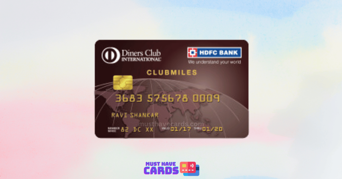 hdfc bank diners club miles credit card
