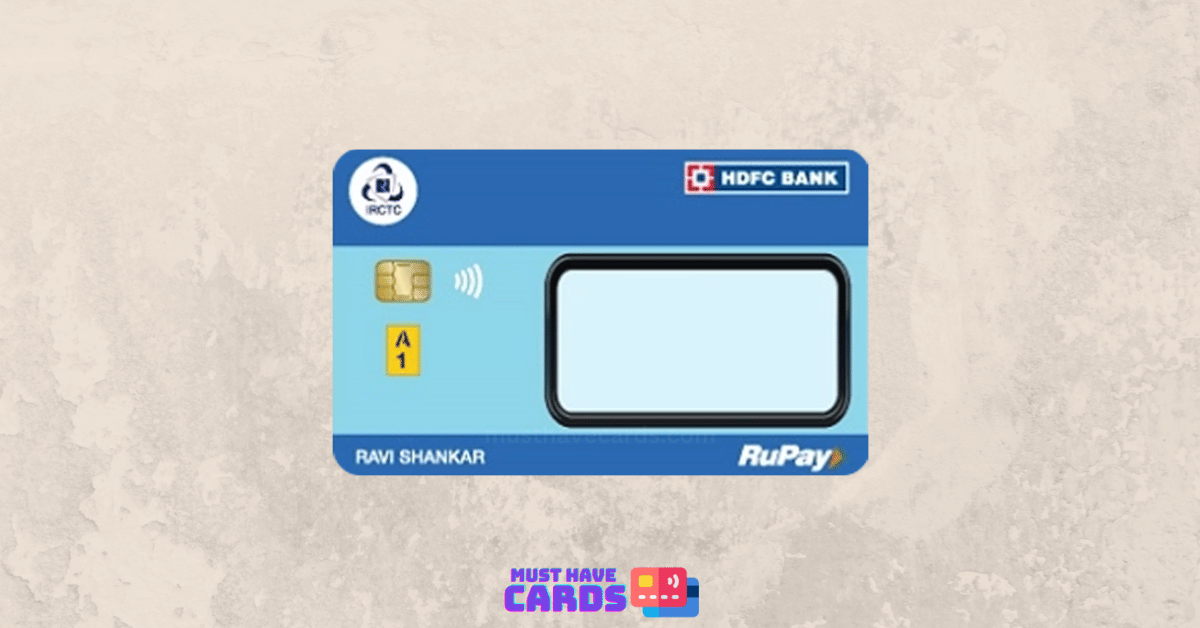 hdfc bank rupay irctc credit card