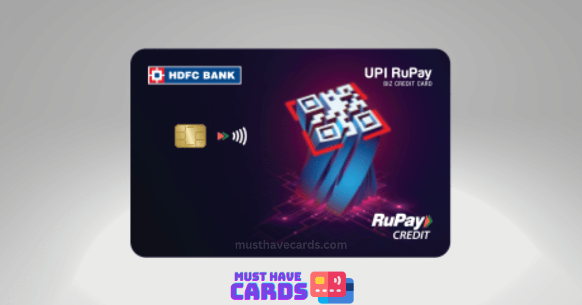 hdfc bank upi rupay credit card
