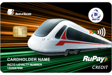 irctc bob rupay credit card