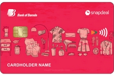 snapdeal bank of baroda credit card