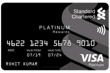 standard chartered platinum rewards credit card