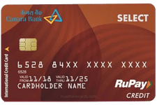 canara bank rupay select credit card