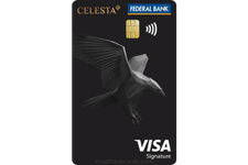 federal bank visa celesta credit card