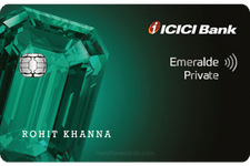 icici bank emeralde private metal credit card