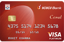 icici bank hpcl coral credit card