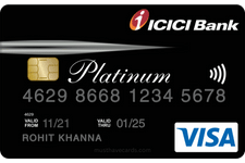 icici bank platinum chip credit card