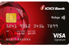 icici bank rubyx credit card