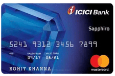 icici bank sapphiro credit card