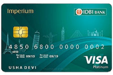 idbi bank imperium platinum credit card