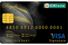 idbi bank royale signature credit card