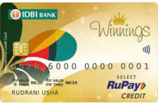 idbi winnings rupay select credit card