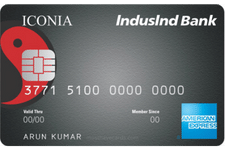 indusind bank iconia amex credit card