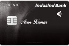 indusind legend credit card