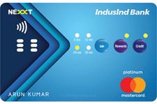 indusind nexxt credit card