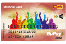 pnb rupay millennial credit card