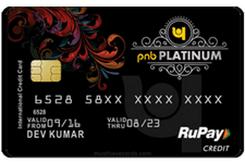 pnb rupay platinum credit card