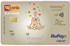 pnb rupay platinum patanjali credit card